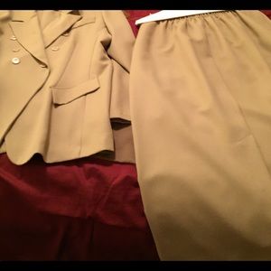 Tan woman suit